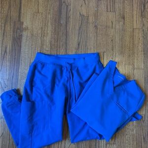 Vibrant Blue Medical Scrub Set